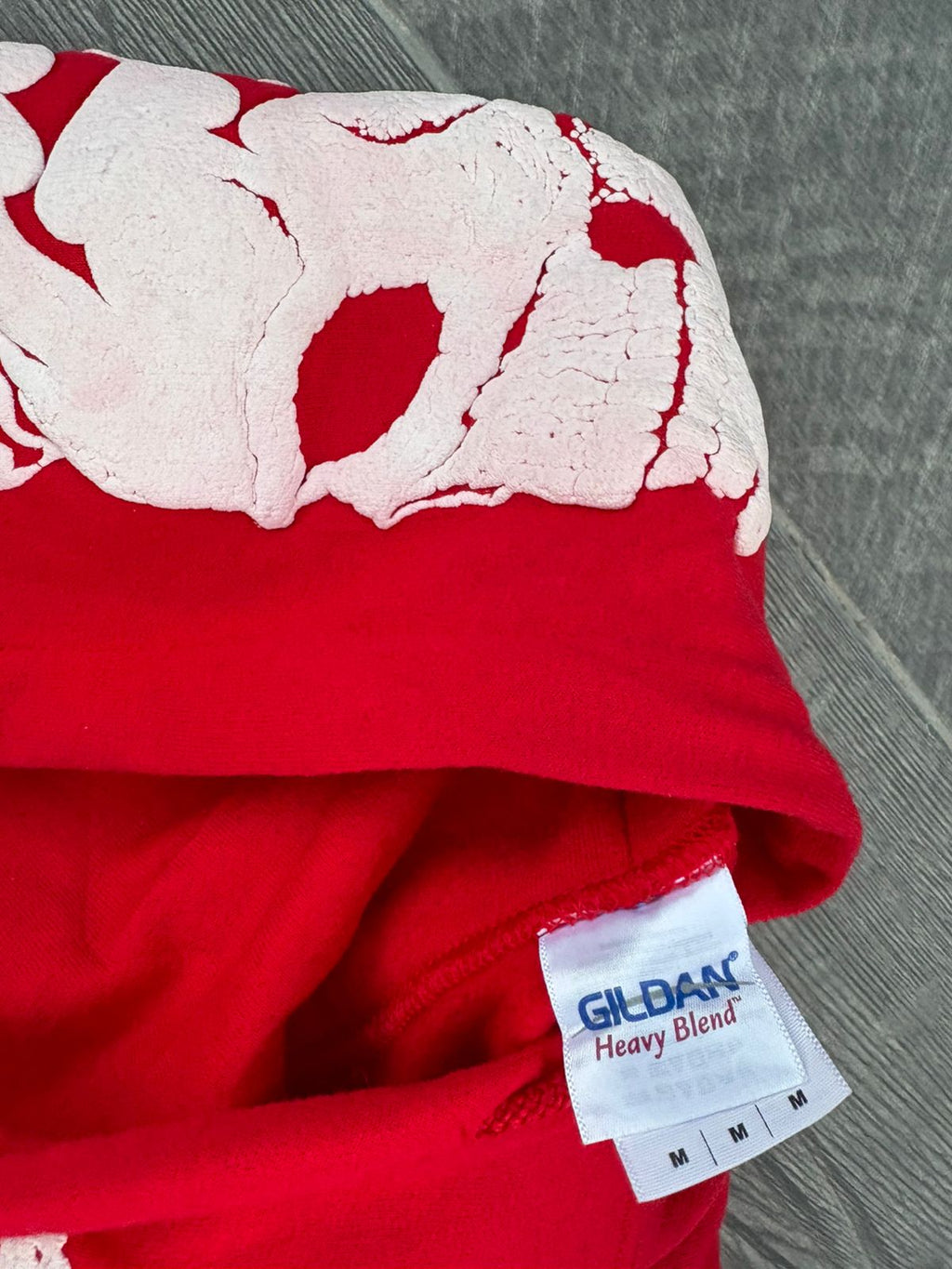 vintage red Sin City Cycles hoodie