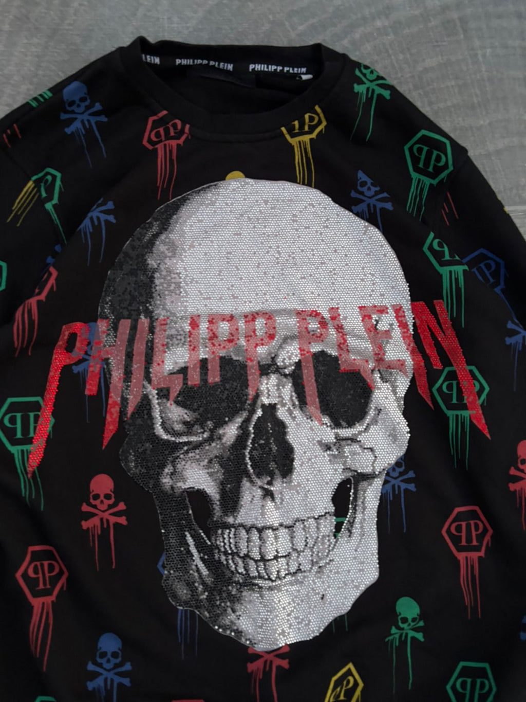 Philipp Plein Skull and Plein sweatshirt