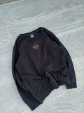 Paul and shark black center logo crewneck