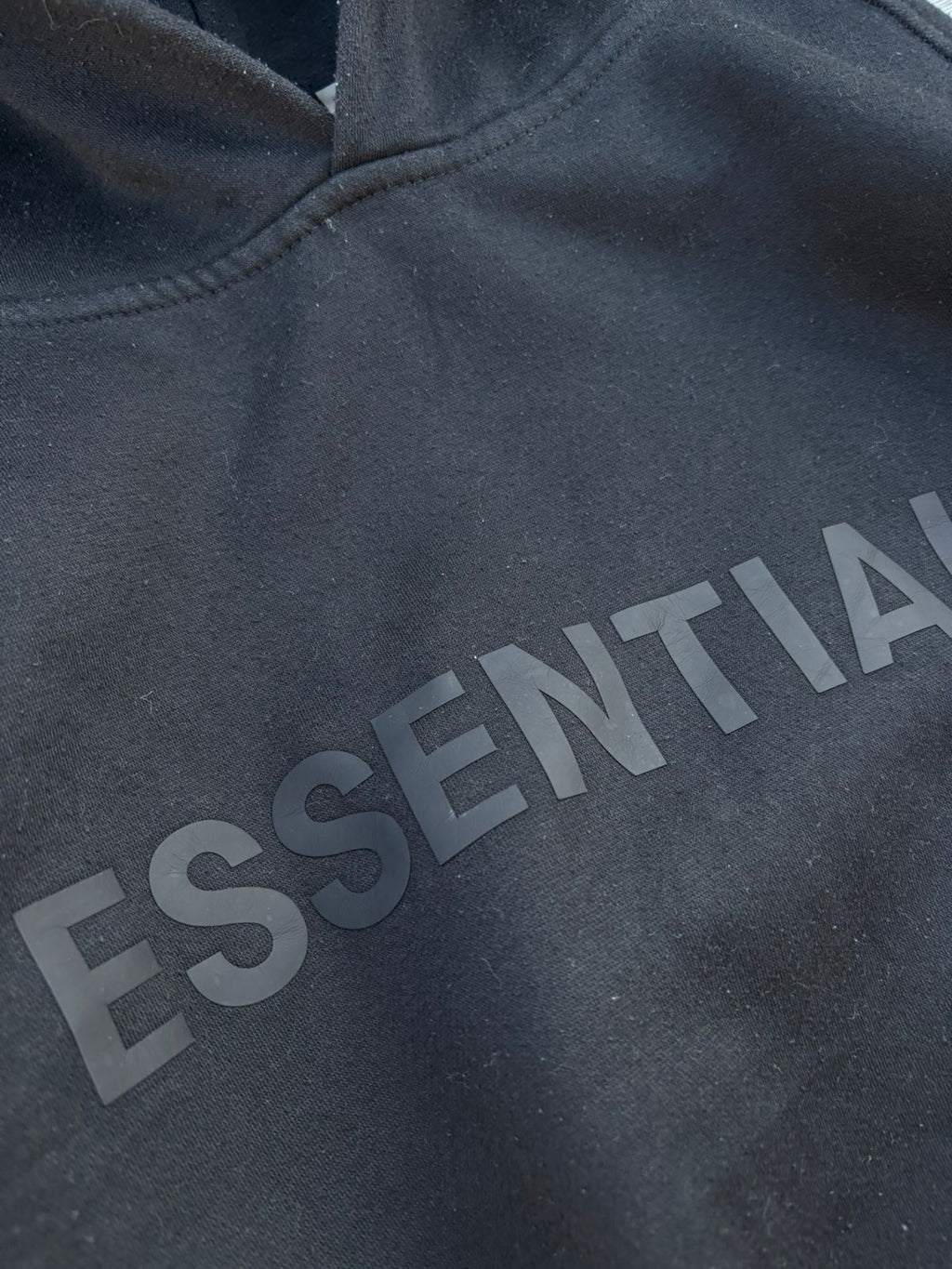 Black Fear of God Essentials hoodie