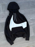 black Nike Sportswear Swoosh  hoodie