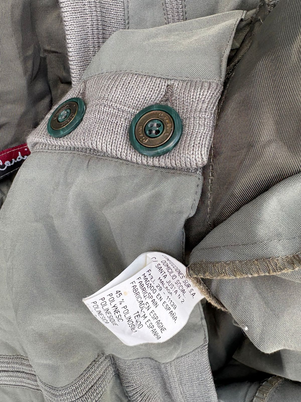 Green Pierre Cardin Sport bomber jacket