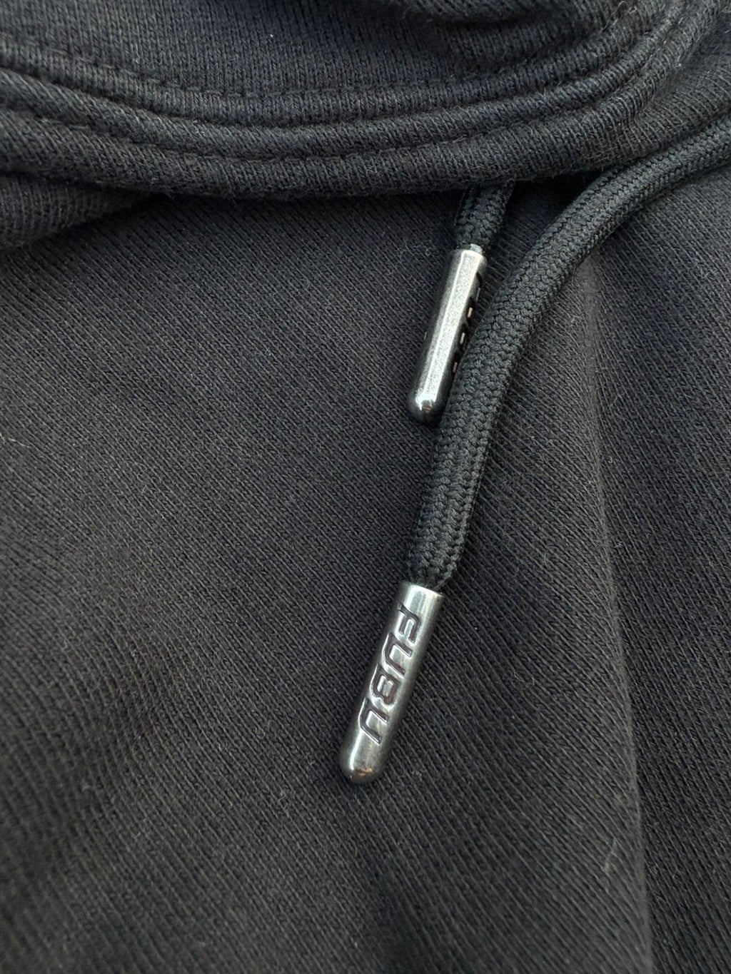 Black FUBU small logo hoodie