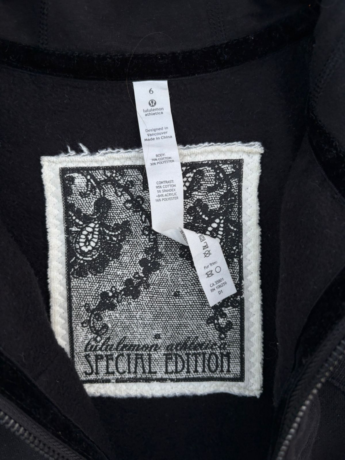 Lululemon Special Edition Scuba Full Zip Hoodie