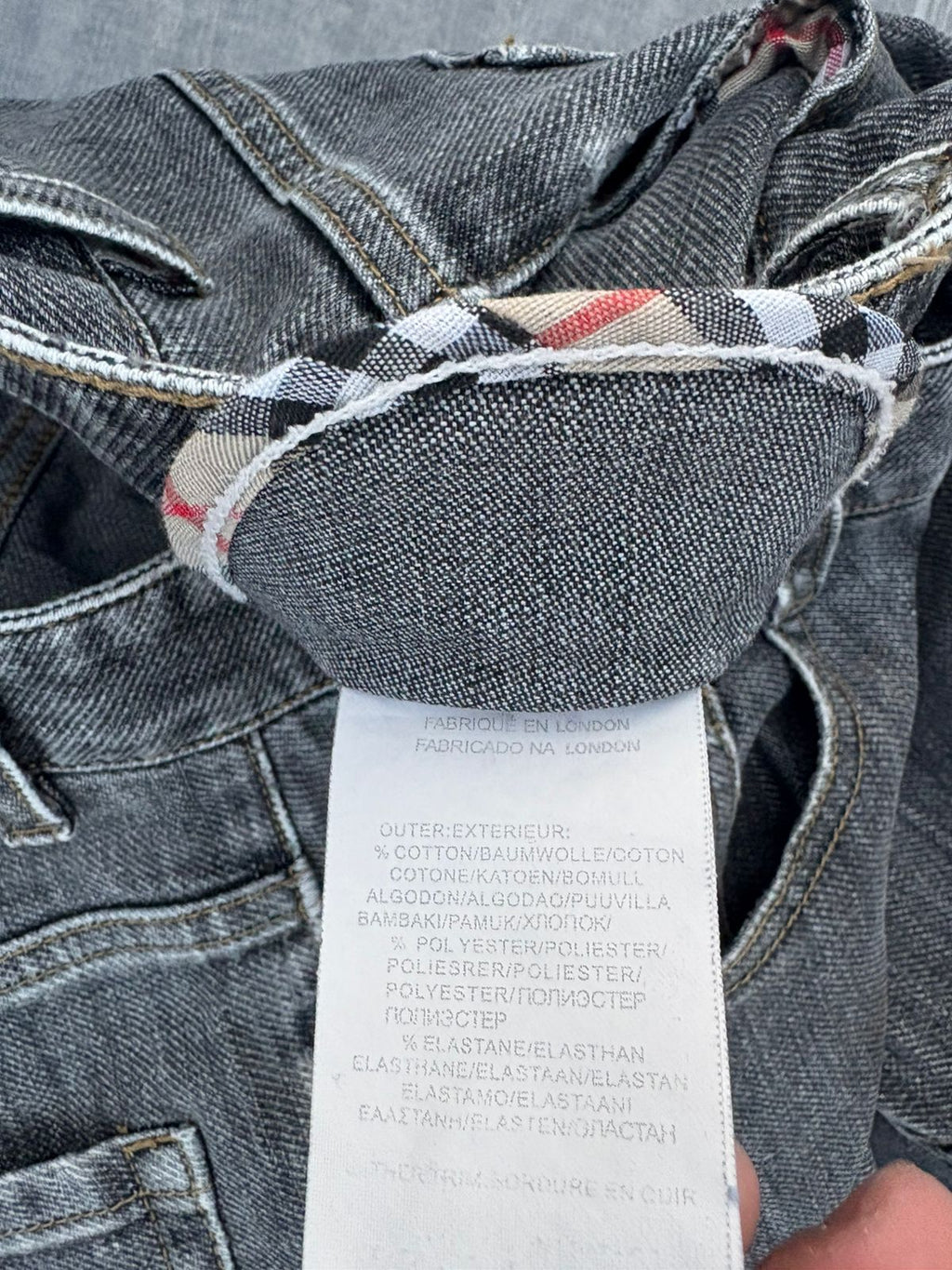 Burberry grey jeans