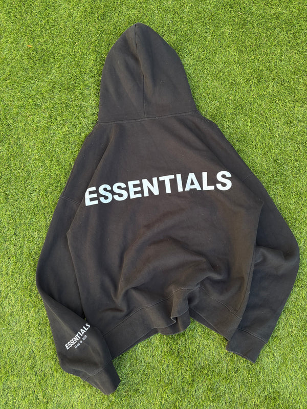 Black Essentials Hoodie 
Size:medium