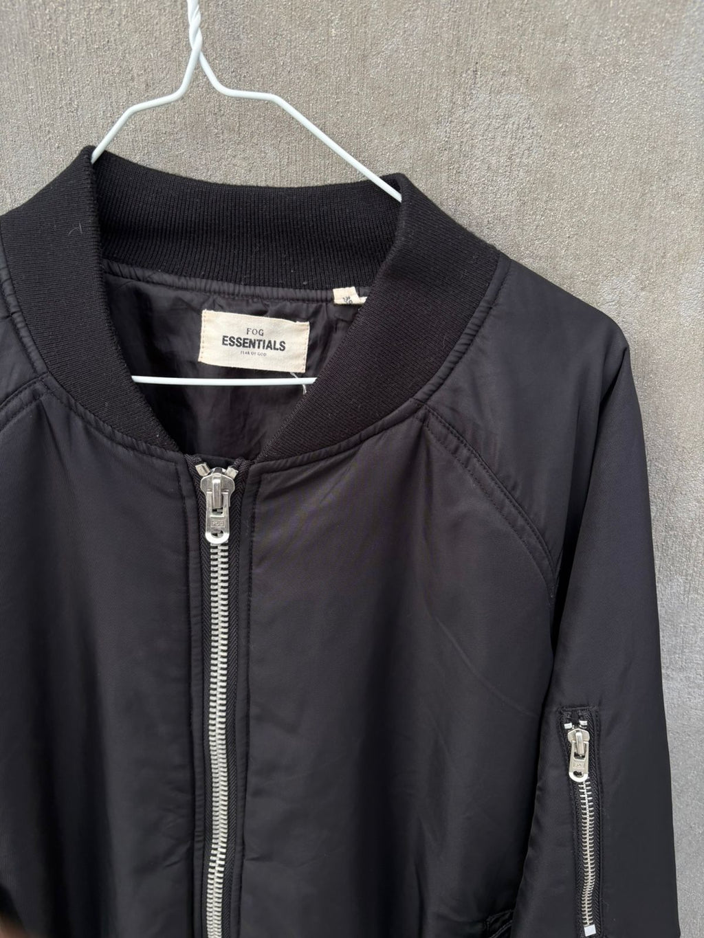 Essentials fear bomber jacket