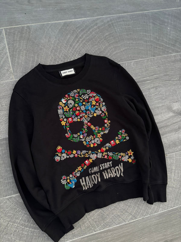 "Game Start Hardy Hardy" sweatshirt