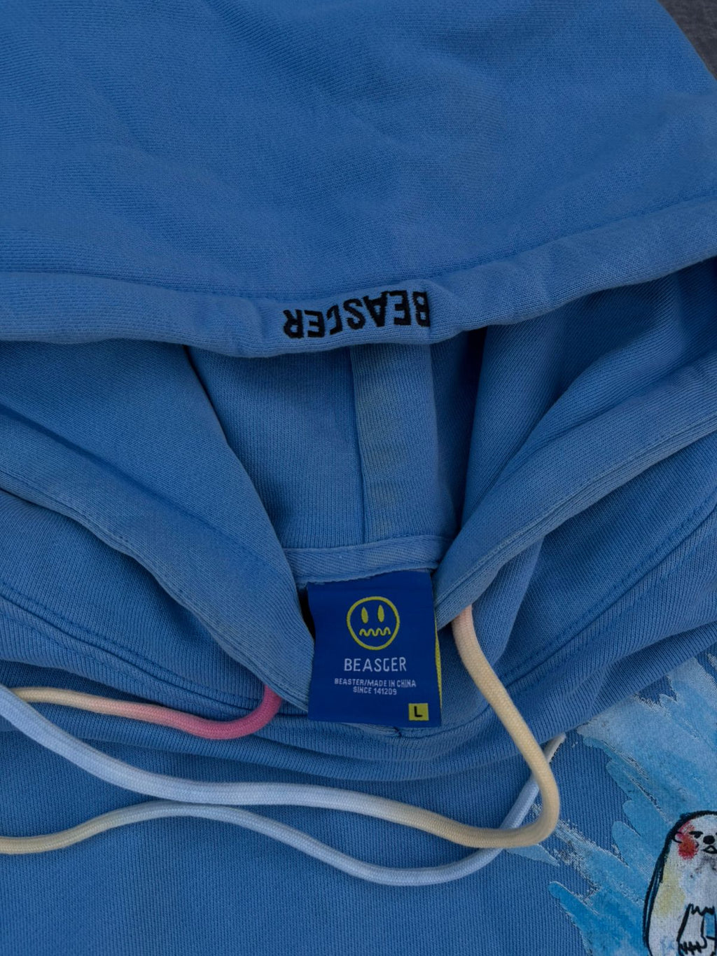 blue Beaster streetwear hoodie