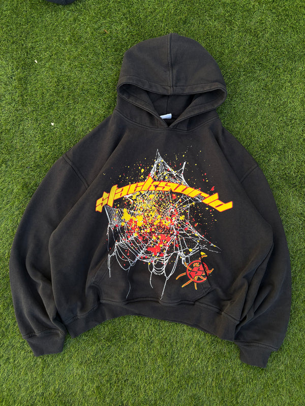 black StacksWrld hoodie
Size:X-Large