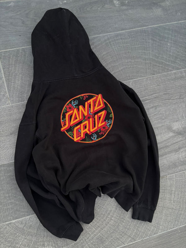 Black Santa cruz hoodie