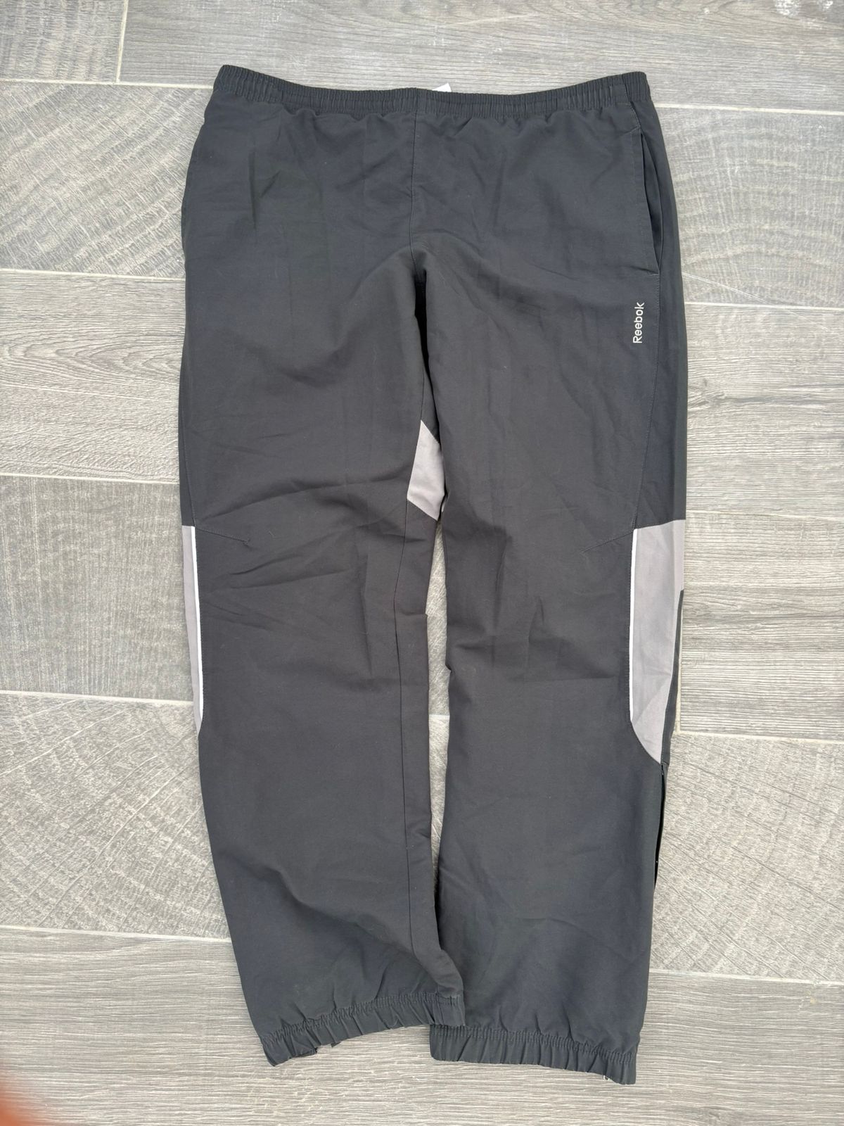 Light and dark gray reebok pants
