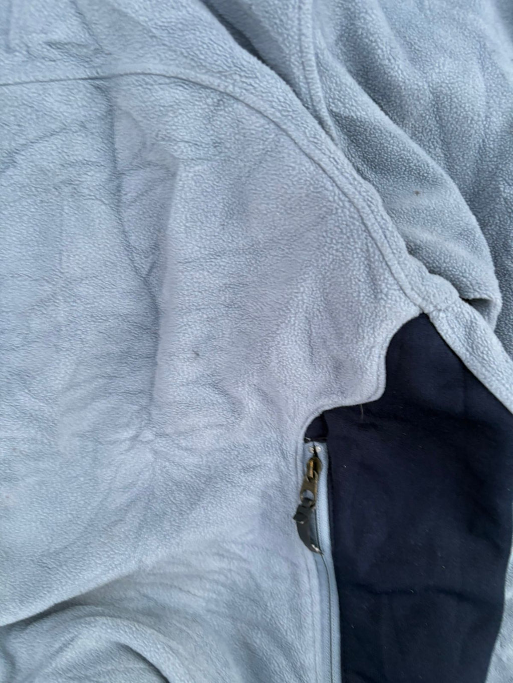 Nike acg baby blue fleece zip up jacket