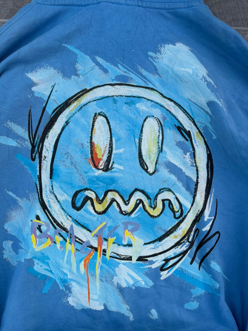 blue Beaster streetwear hoodie