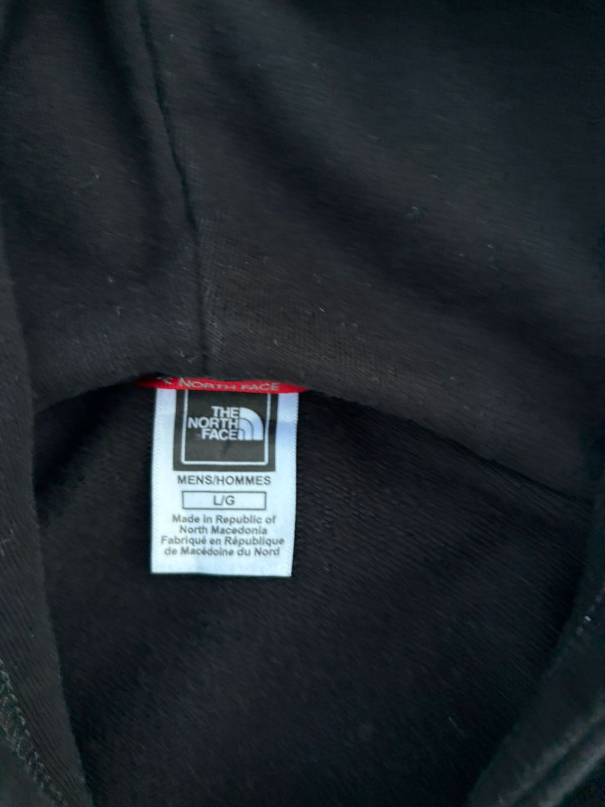 The northface black hoodie