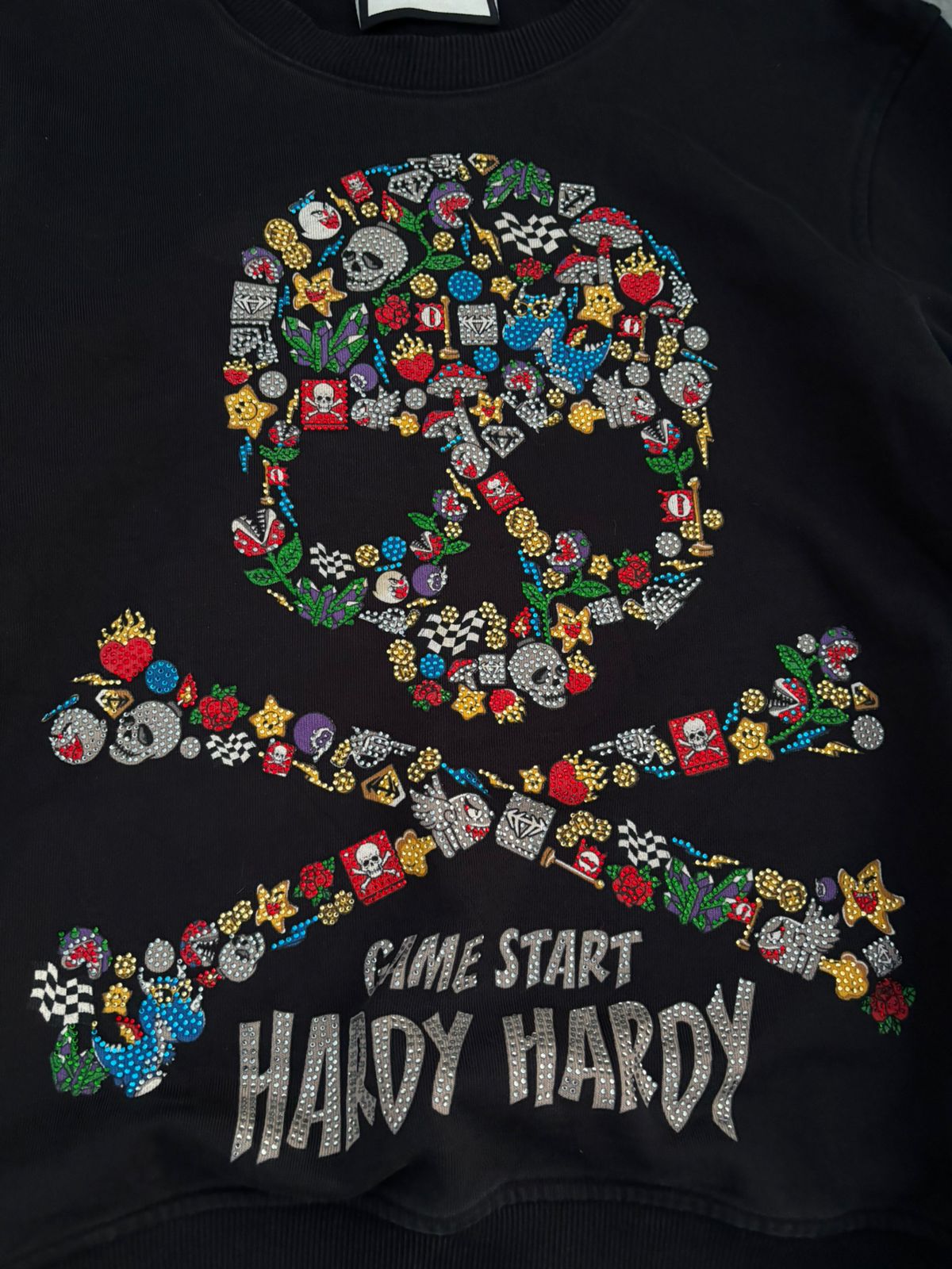 "Game Start Hardy Hardy" sweatshirt