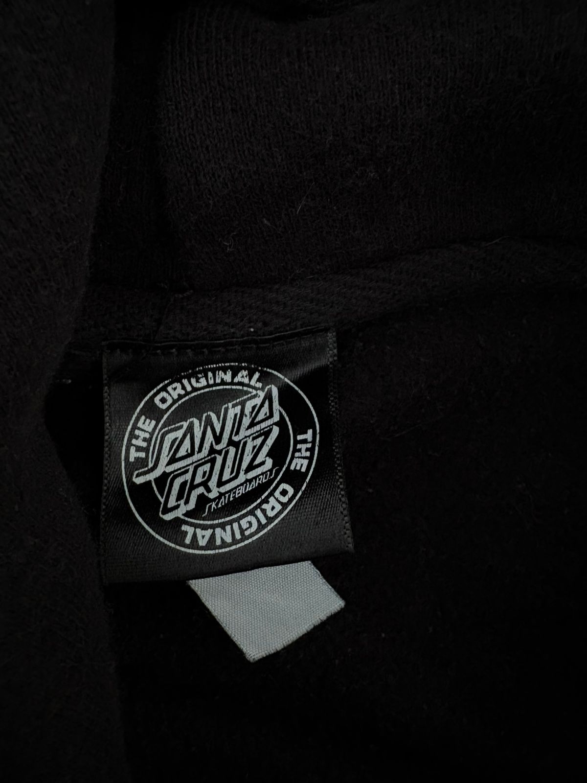 Black Santa cruz hoodie