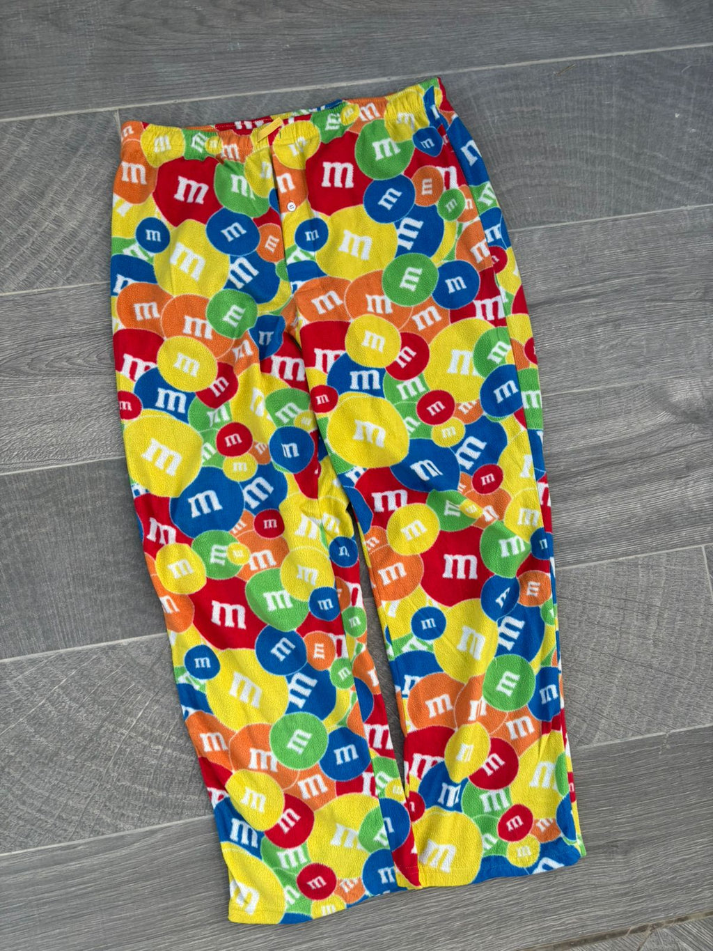 M&M’s fleece pajama pants