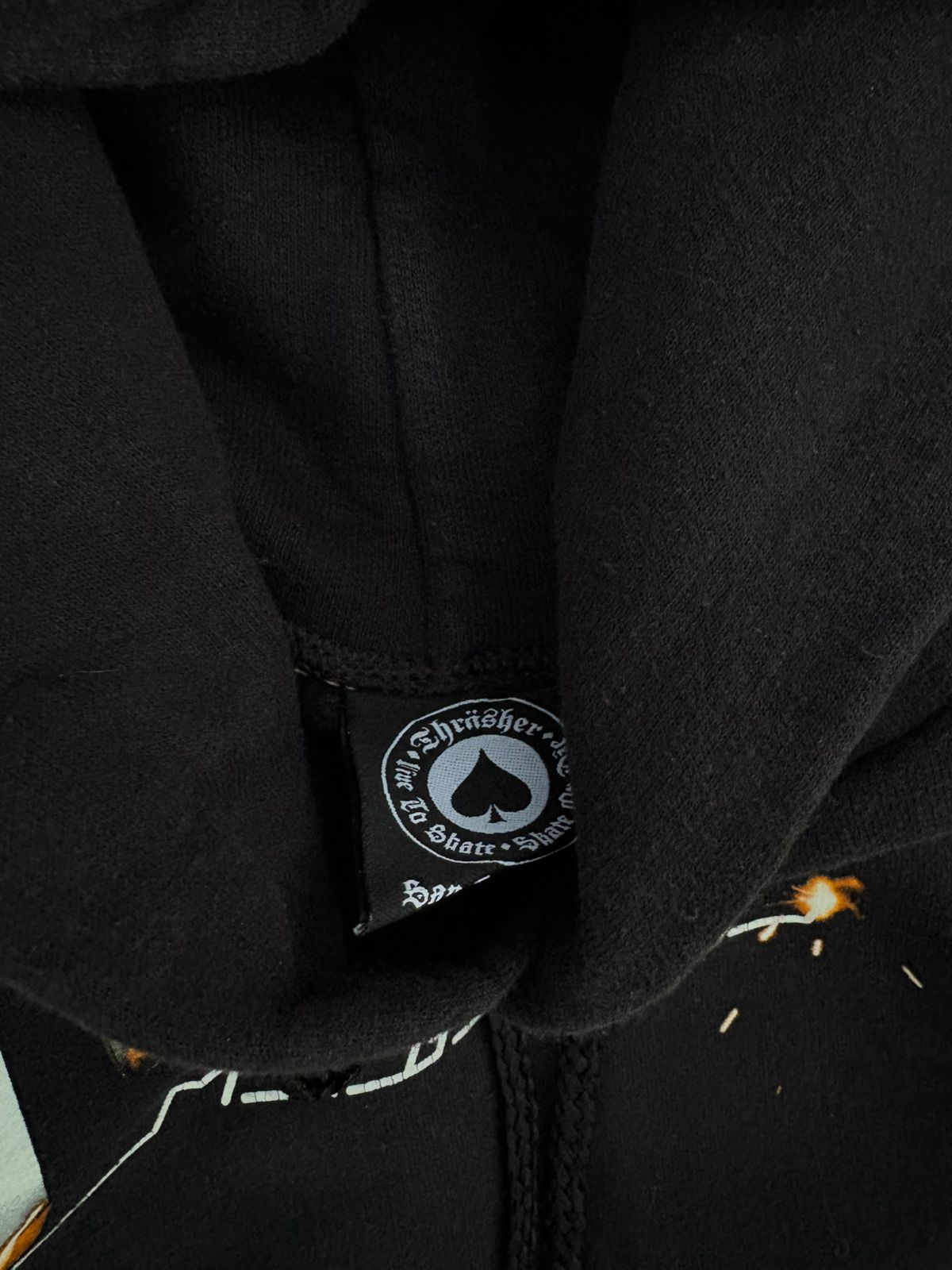 Thrasher black hoodie