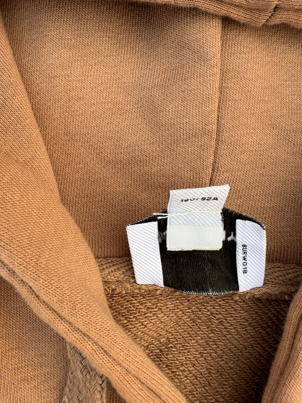 Burberry-style zip-up hoodie