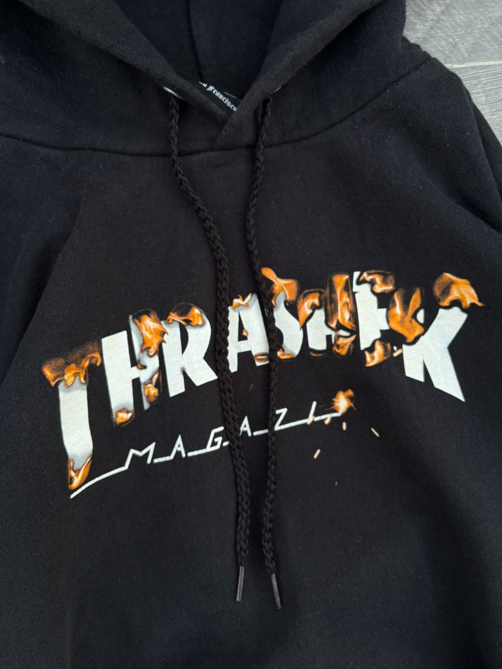 Thrasher black hoodie