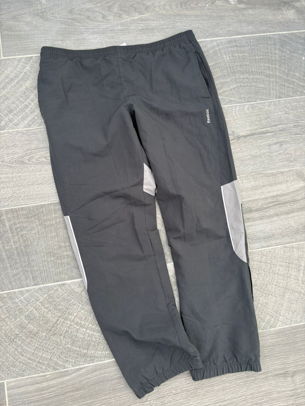 Light and dark gray reebok pants