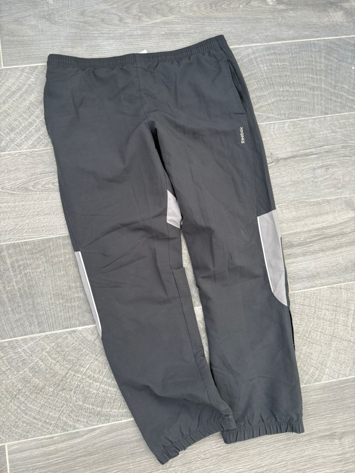 Light and dark gray reebok pants