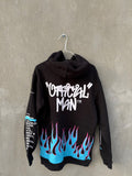 BooHoo Official Graffiti Flame Hoodie