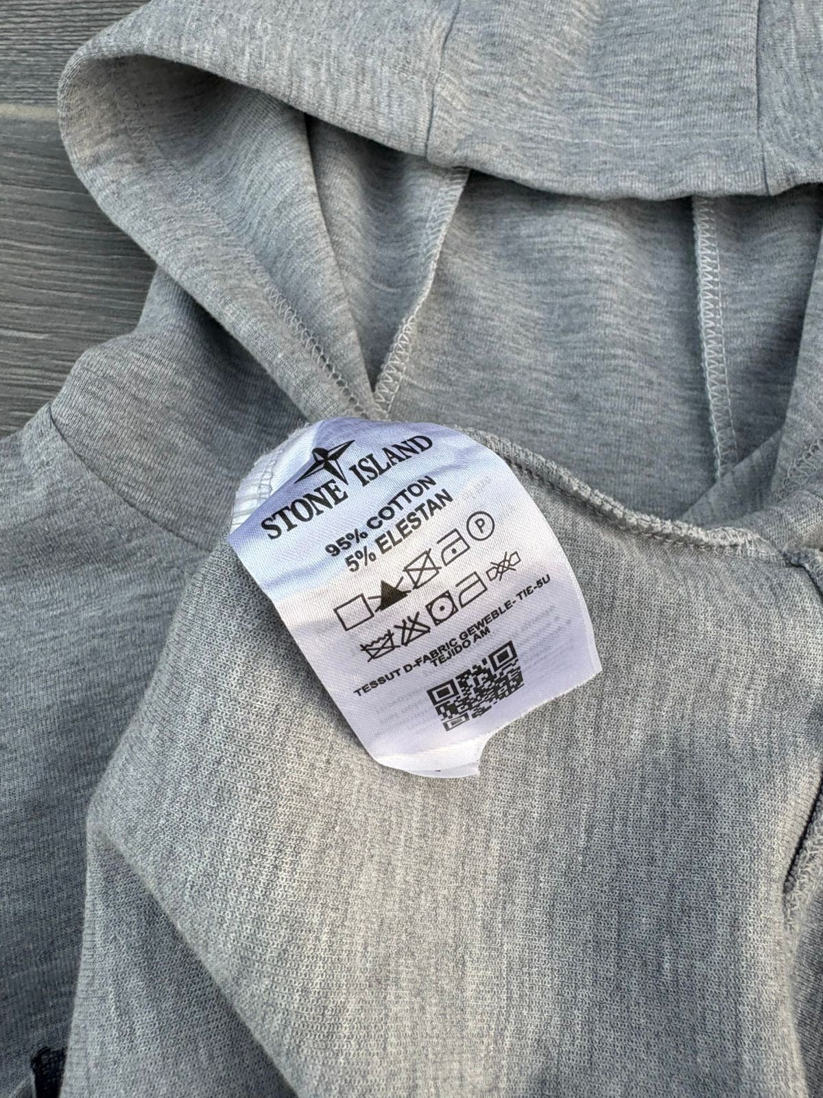 Gray stone island jacket