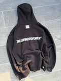 the giving movment black zip up jacket