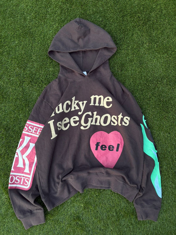 "Lucky Me I See Ghosts" hoodie
Size:medium
