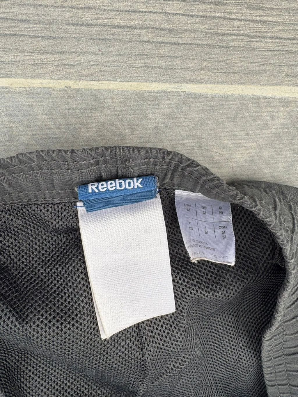 Light and dark gray reebok pants