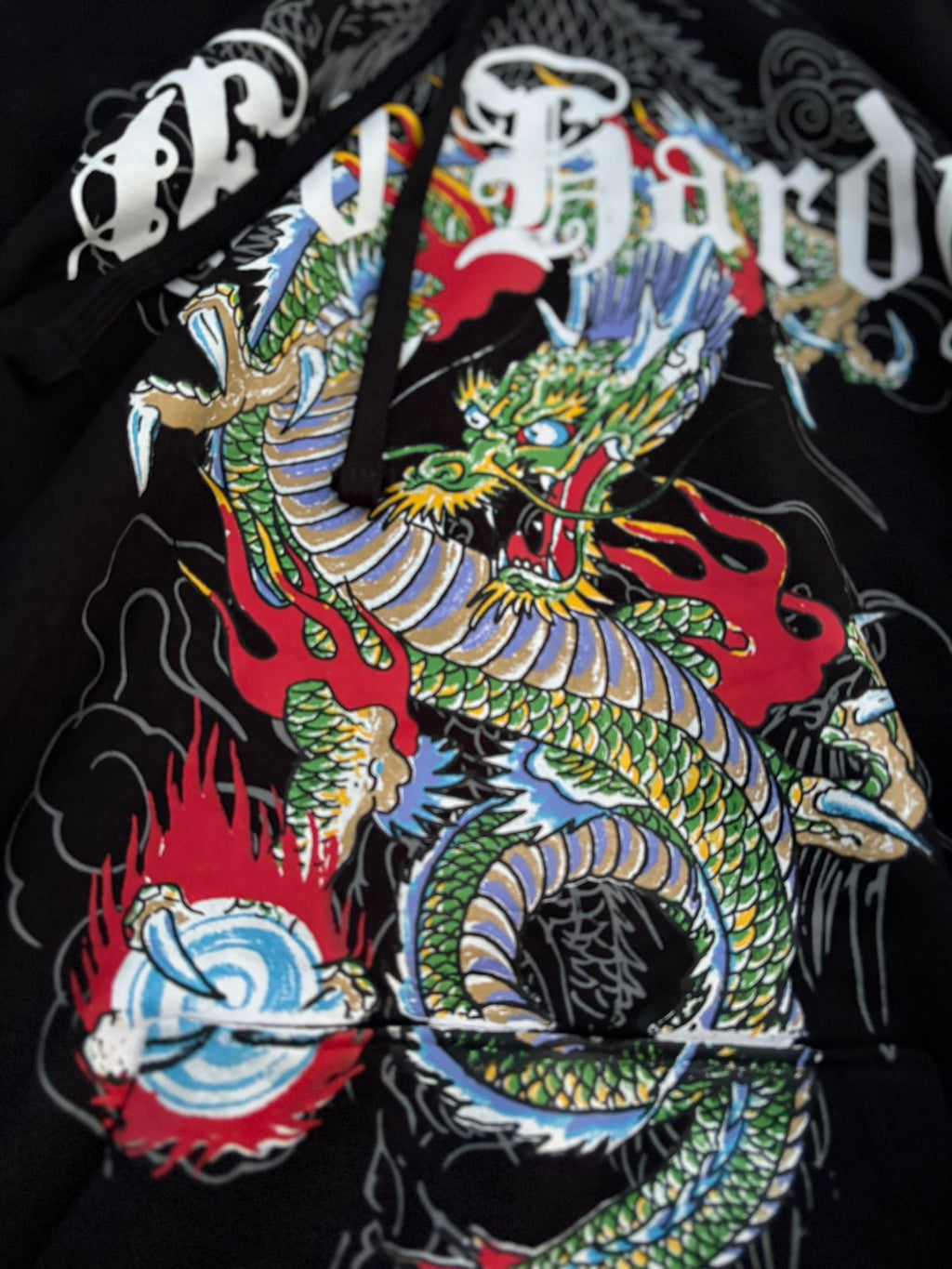 Ed Hardy Japan Dragon Pullover Hoodie