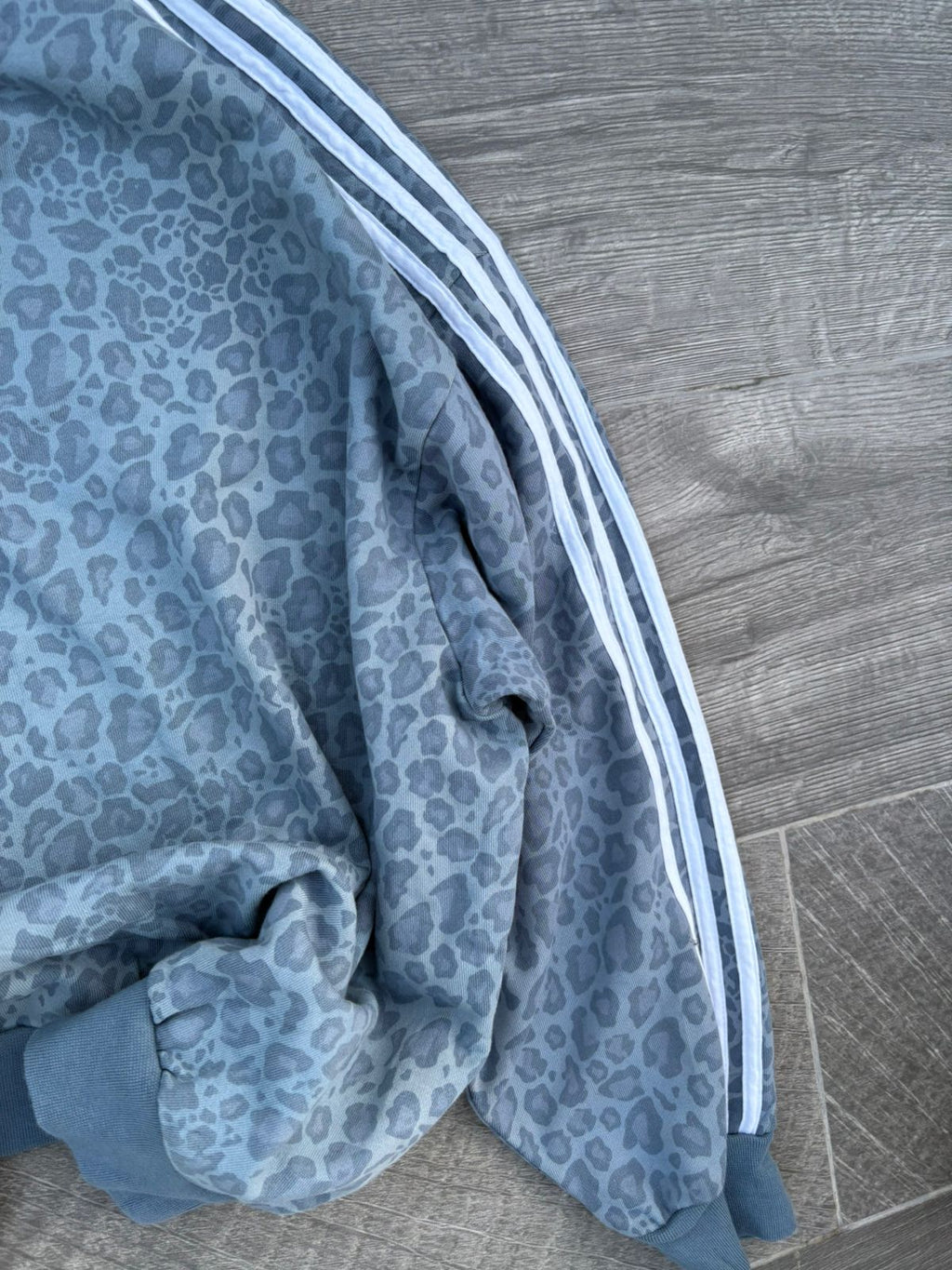 Sky blue Adidas leopard Sweatshirt