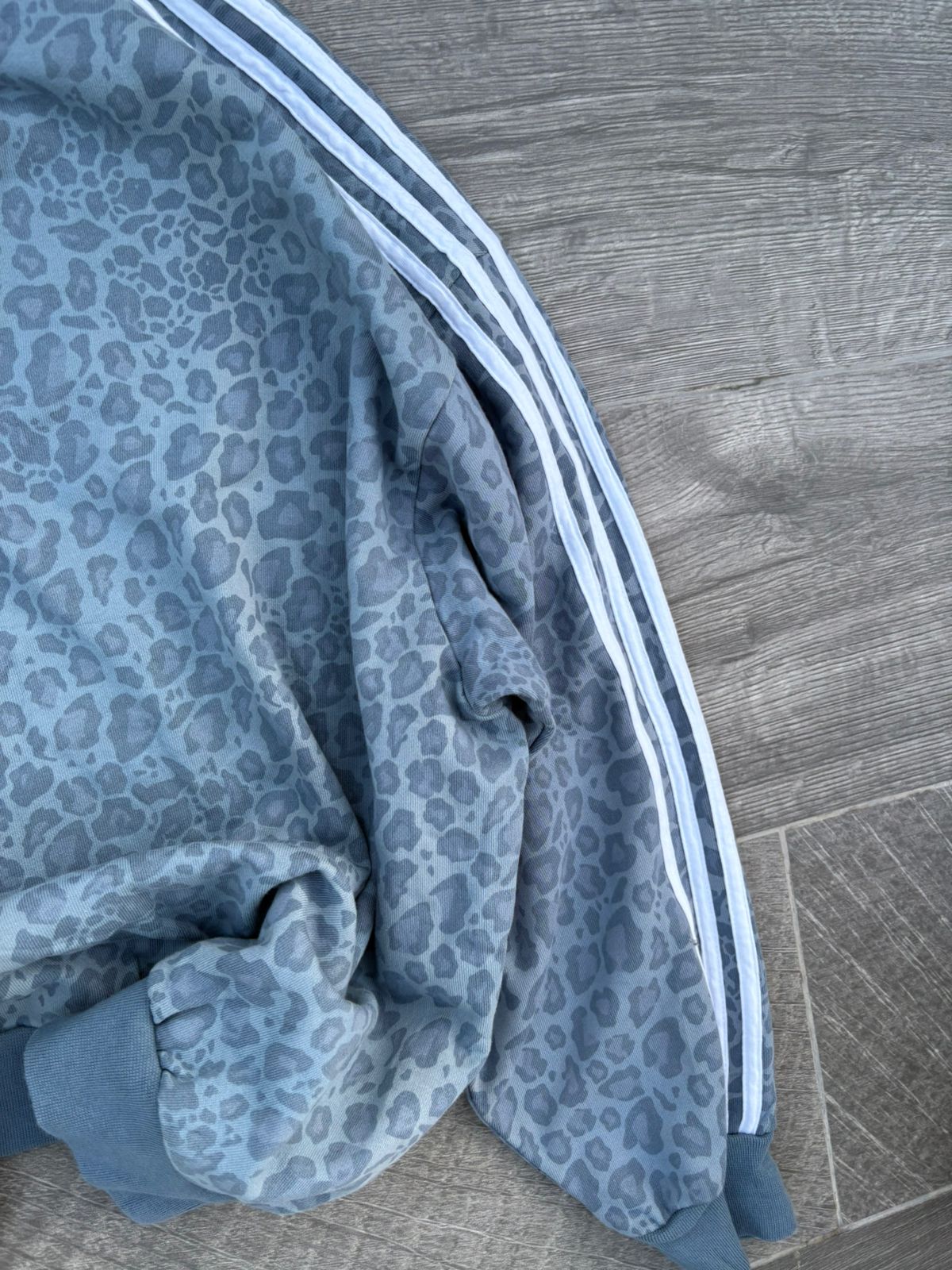 Sky blue Adidas leopard Sweatshirt