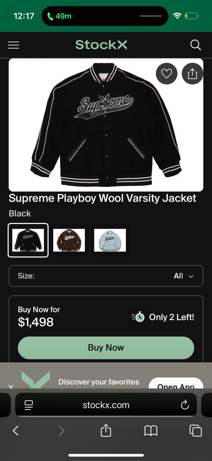 Black Supreme jacket