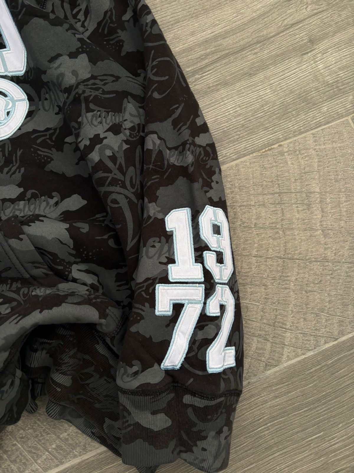 Vintage y2k full-zip hoodie