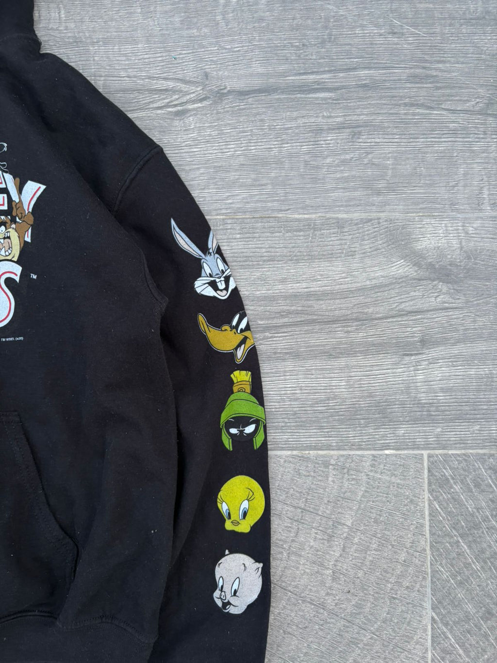 Looney toons black hoodie