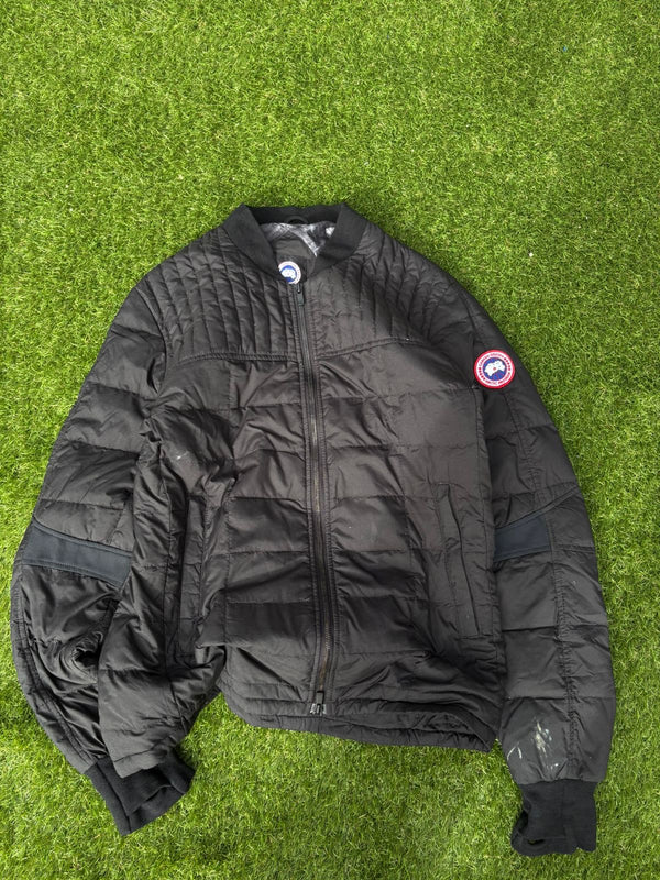 Black Canada Goose Dunham Down Jacket. 
Size:large