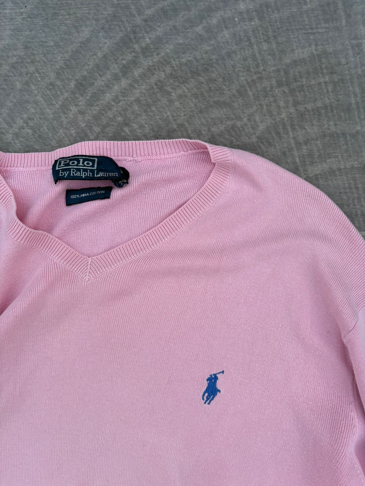 Polo Ralph Lauren pink V-neck sweater
