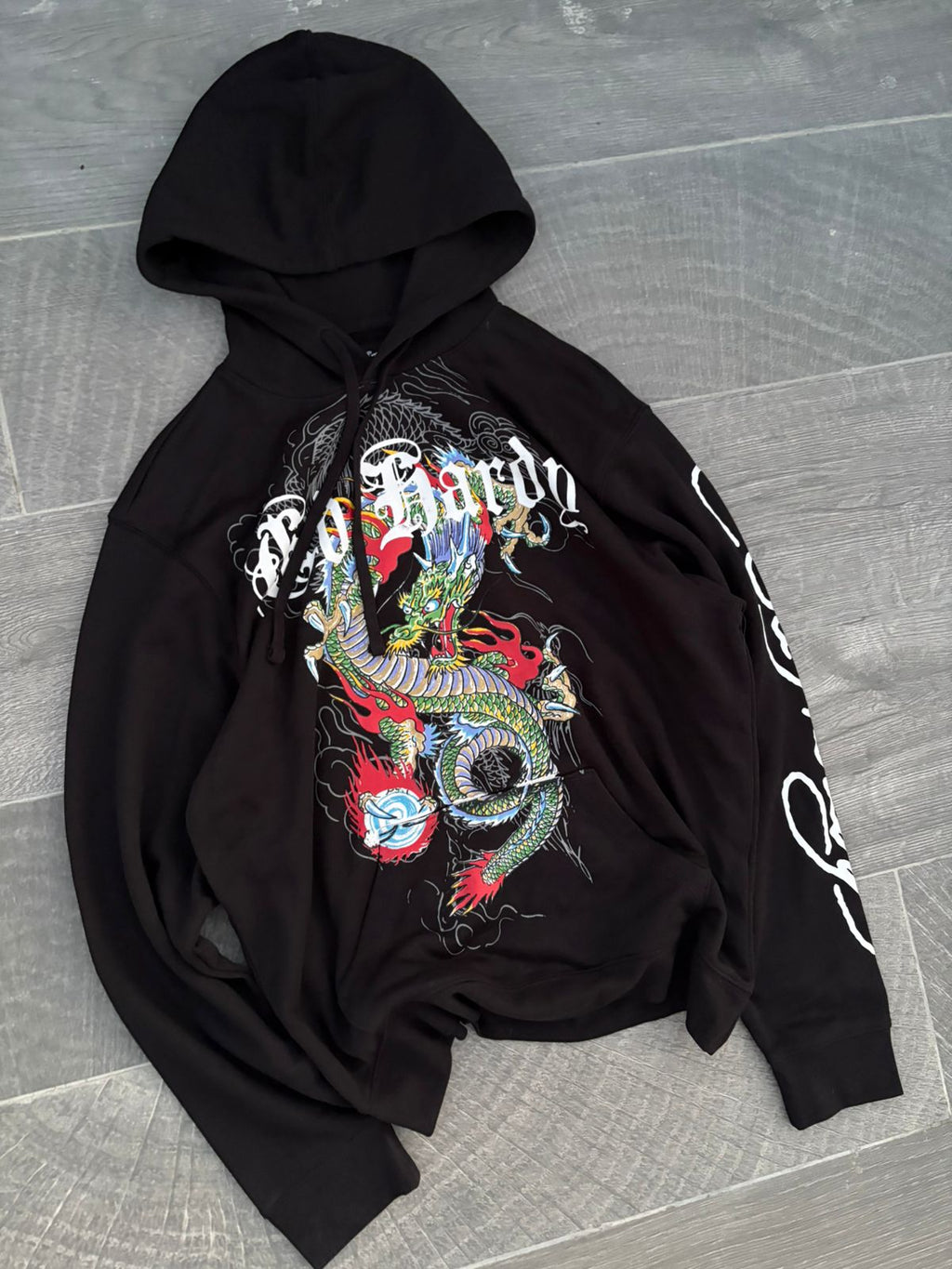 Ed Hardy Japan Dragon Pullover Hoodie