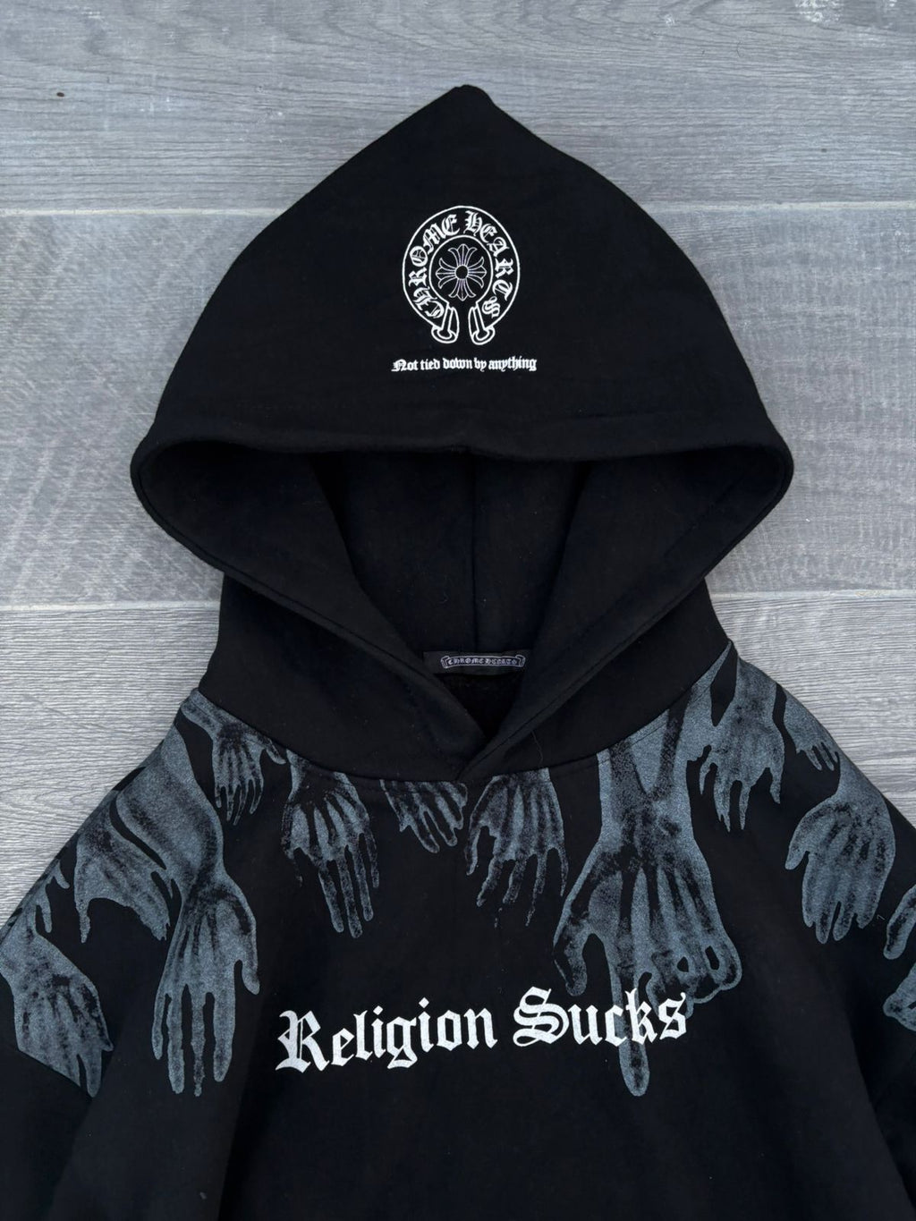 Chrome hearts black hoodie