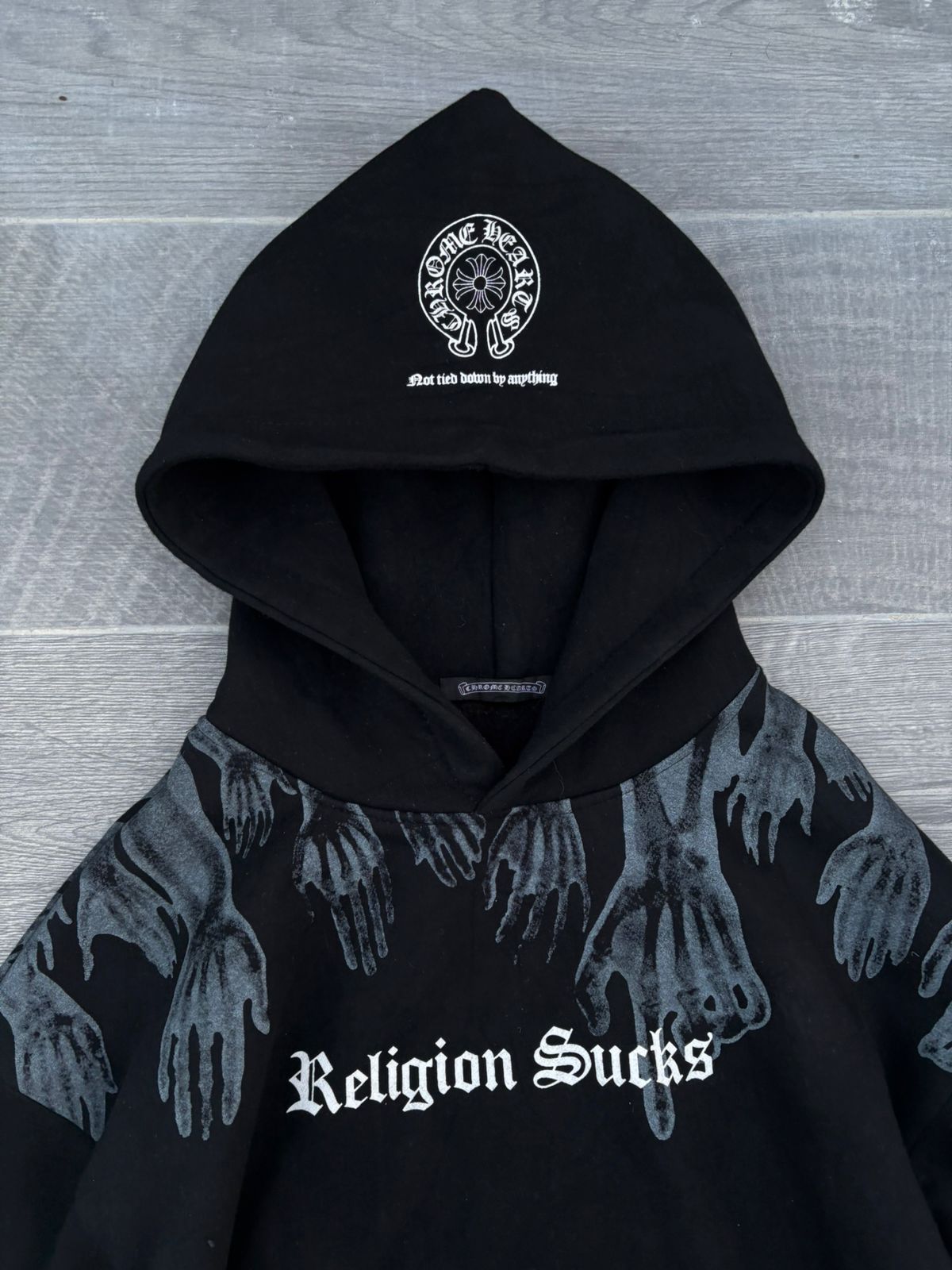 Chrome hearts black hoodie