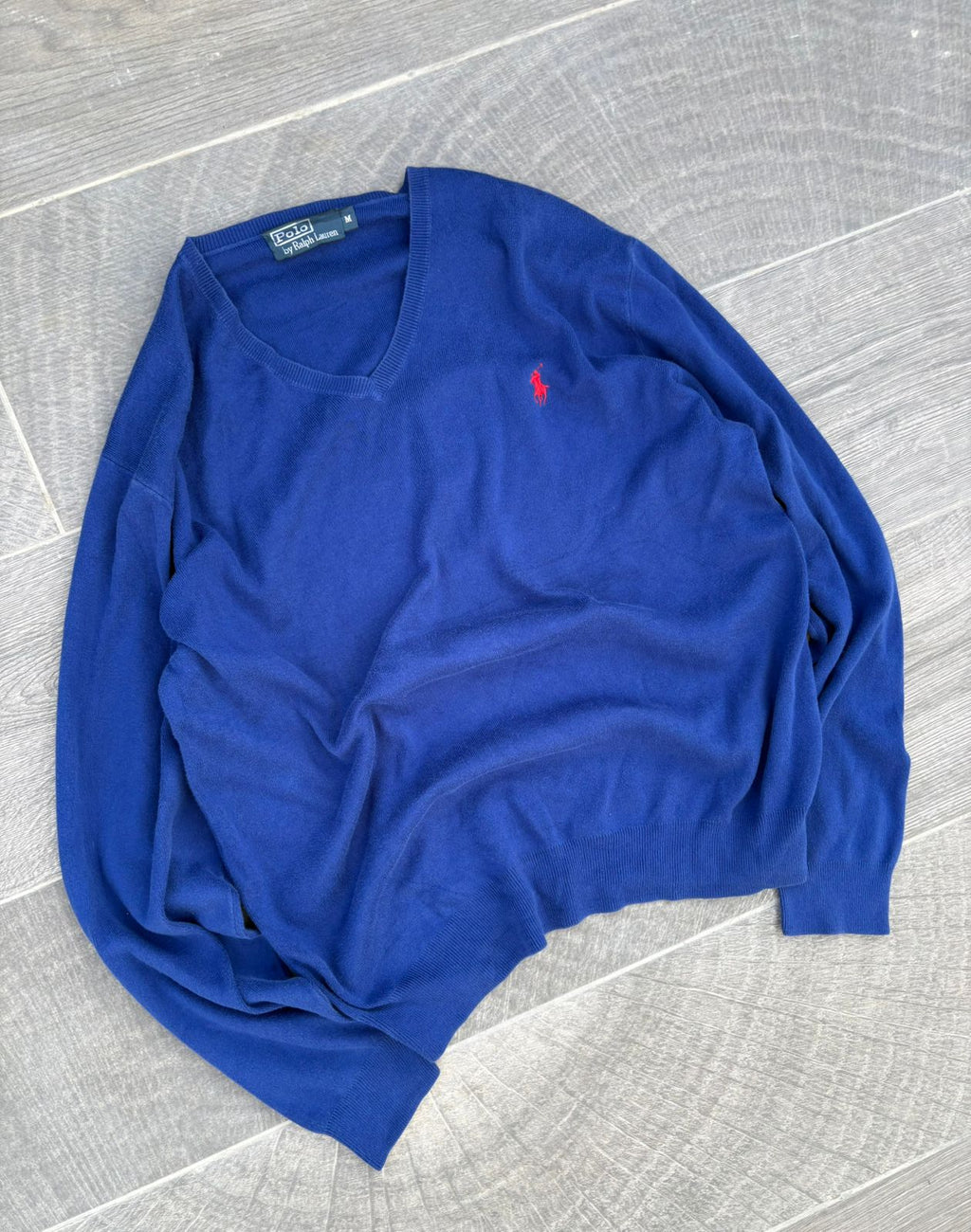 Blue Polo by Ralph Lauren V-neck sweater