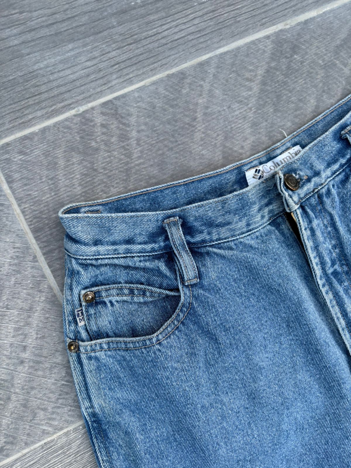 Columbia sky blue jeans