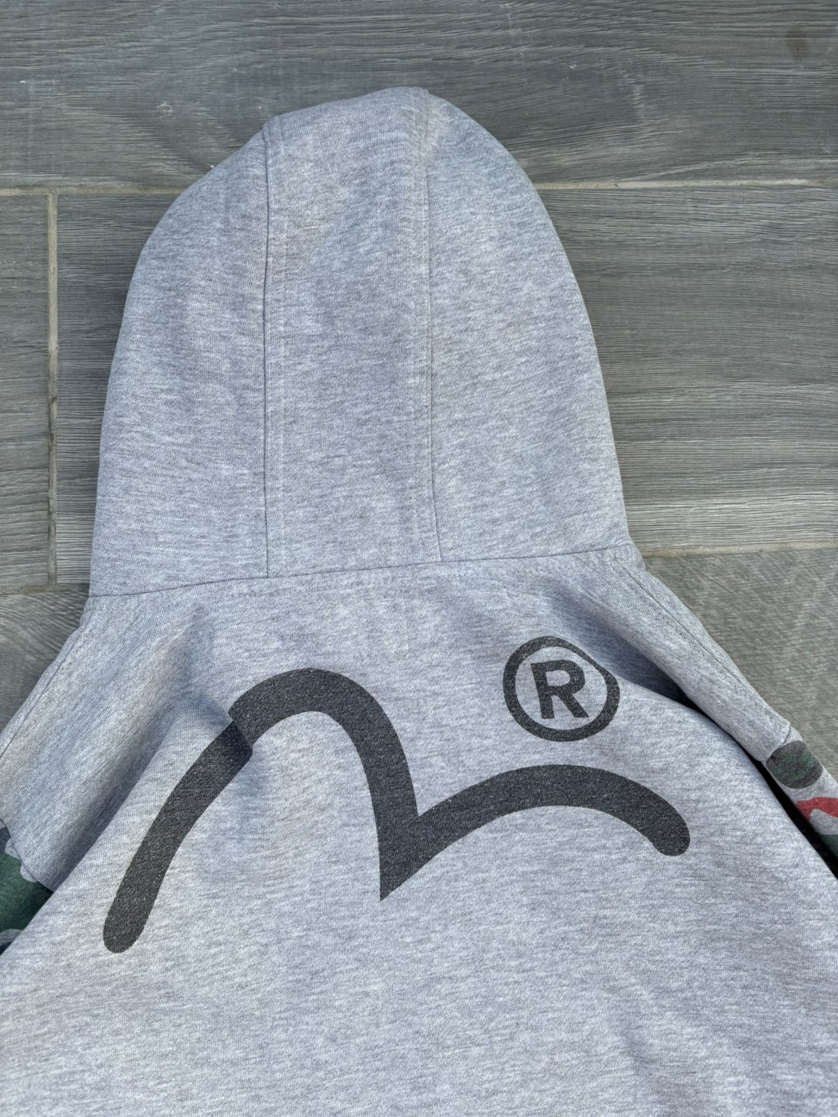 Evisu X Hugo Camo Pullover Hoodie