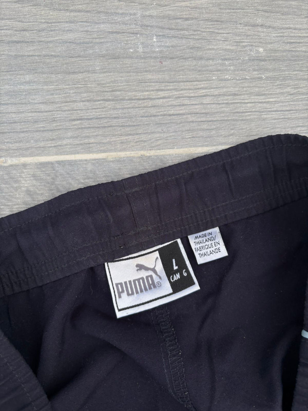 Navy puma and sky blue pants