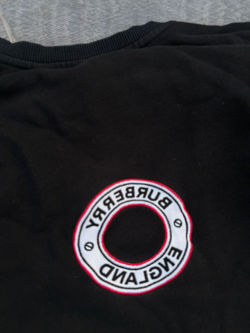 Burberry Black Albany Sweatshirt