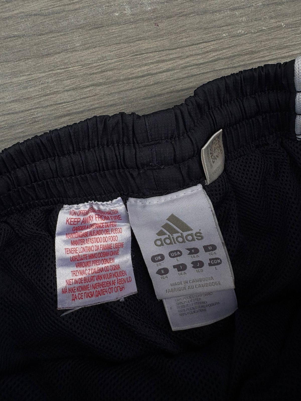 Navy adidas pants