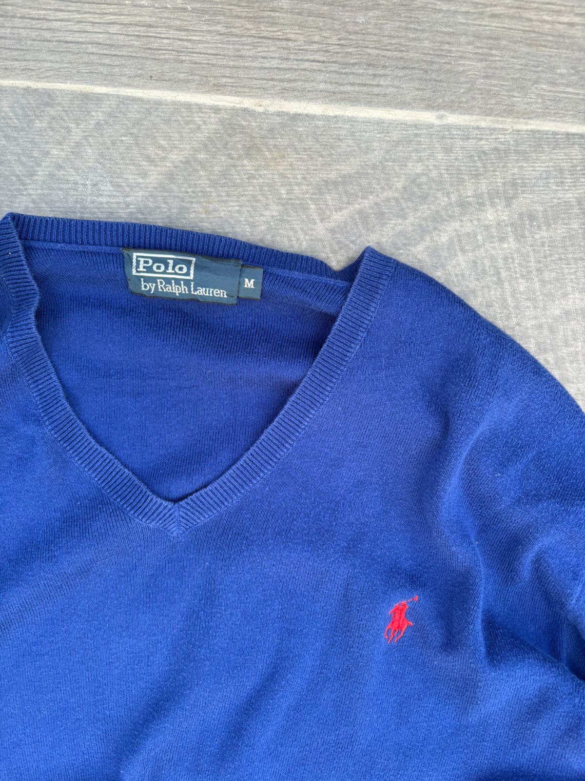 Blue Polo by Ralph Lauren V-neck sweater